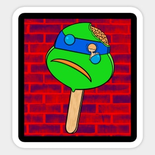 Leonardo Popsicle W/ Brickwall Sticker